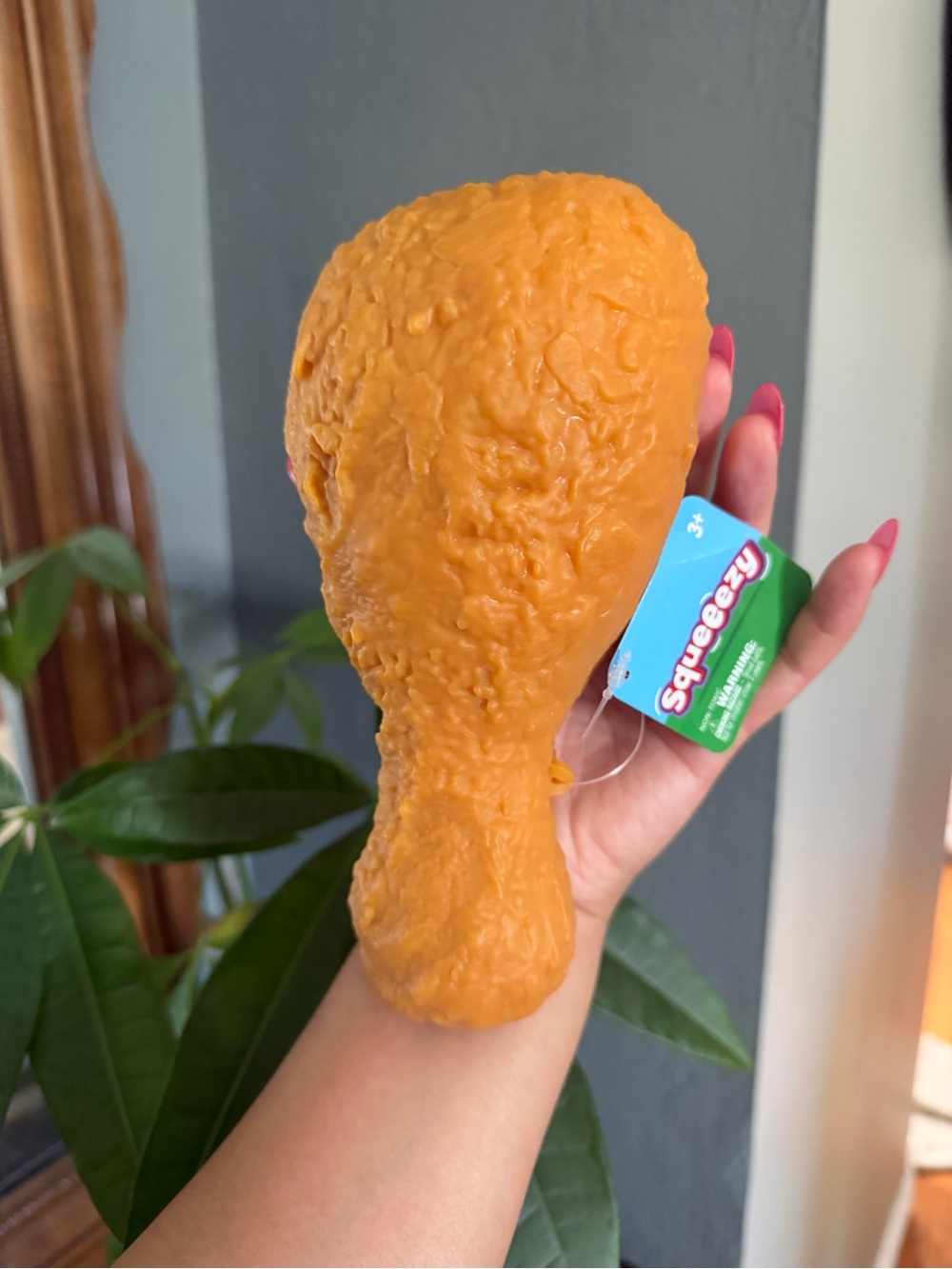 NEW RELEASE JULY 2026 Sunny Days Squeezy Fried Chicken Leg Fidget Toy